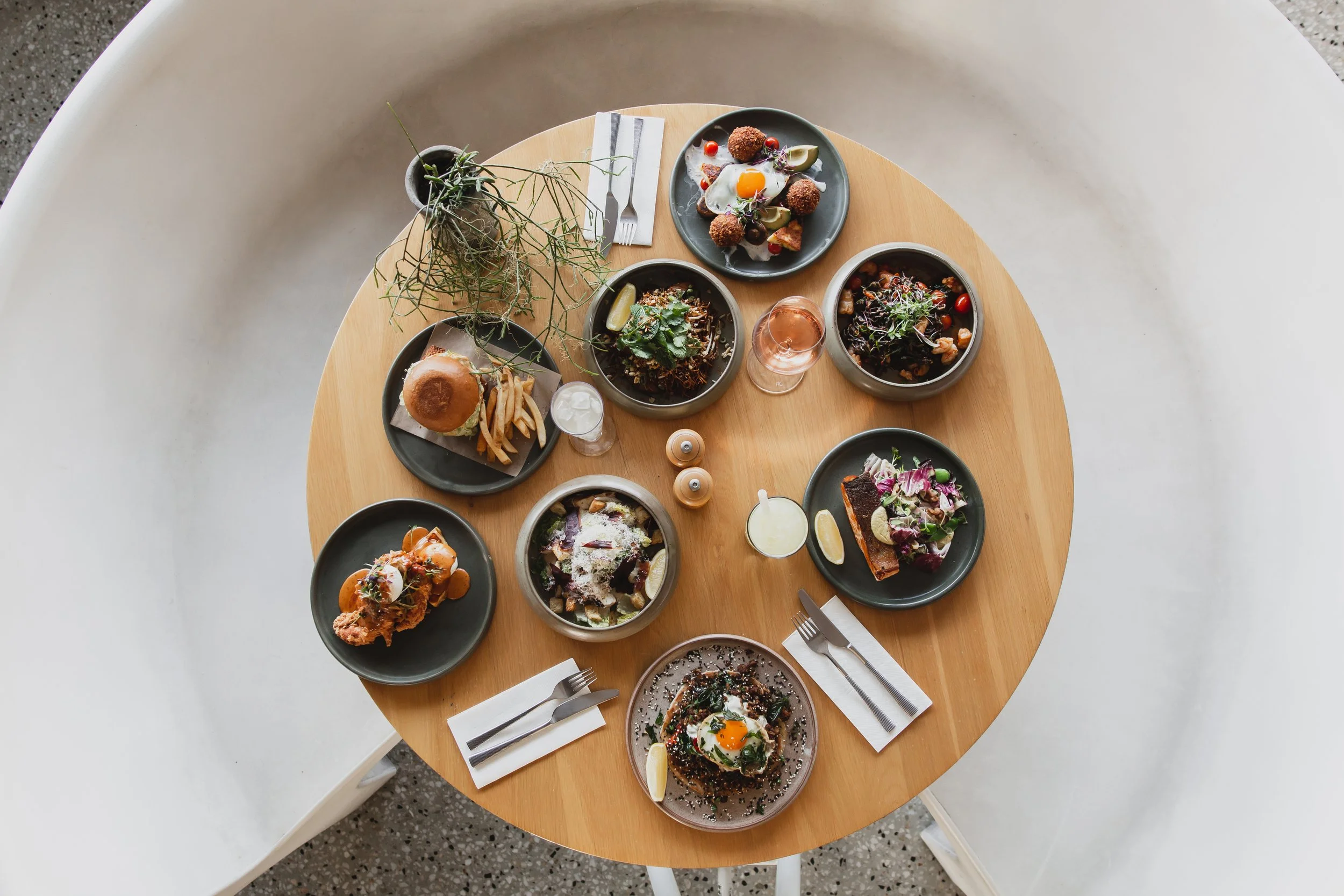 Breakfast and brunch dishes at Morning After